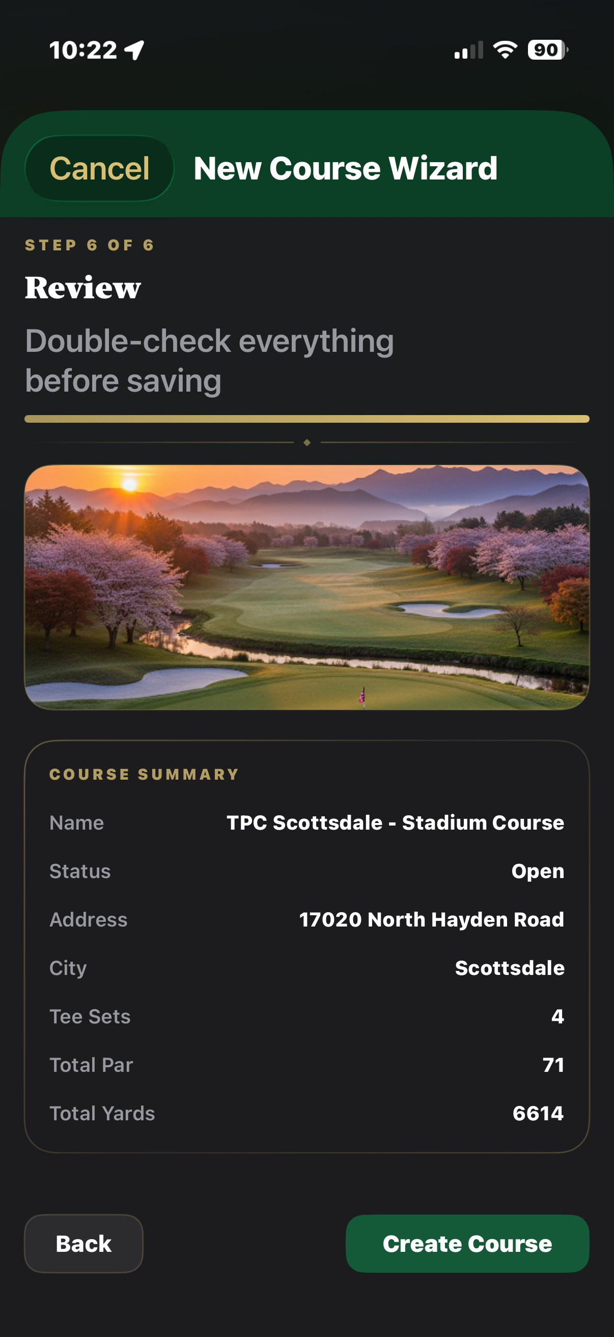 T'doff screen showing profile and account settings