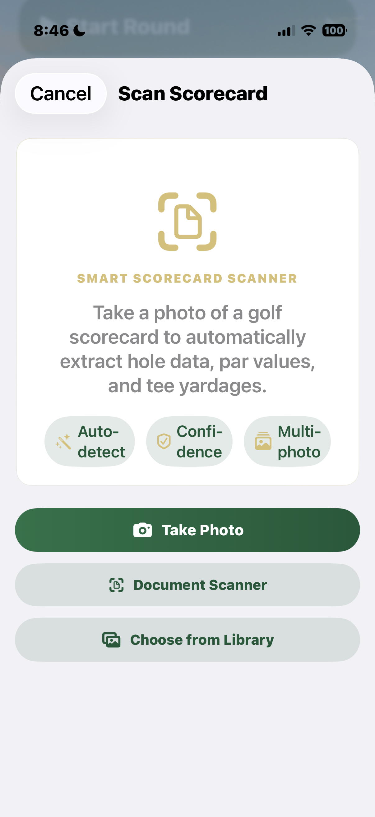 T'doff screen showing in-round controls